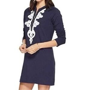 Lilly Pulitzer Navy and White Mini Dress